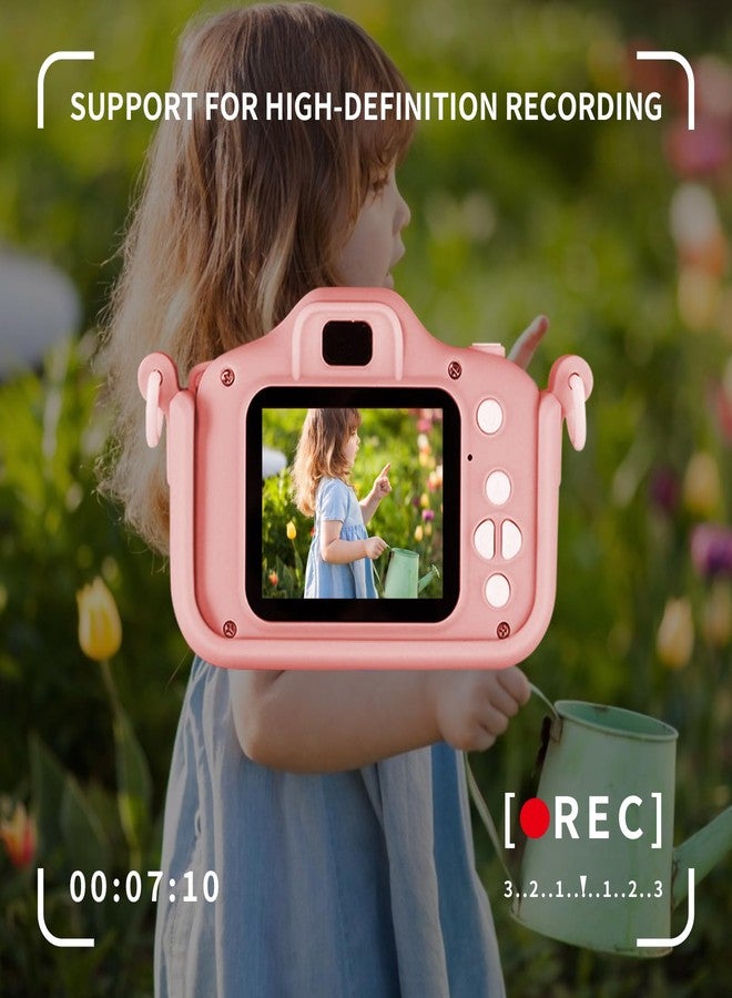 Snowall Kids Camera, Rainbow Design, 2.0 Inch LCD Screen, with 64GB Memory Card, Girls Toy - Image 4